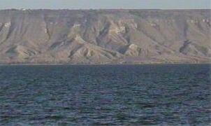 Pohled na Galilejsk moe od zpadu (10 kB)