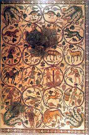 Krsn starovk mozaika z ndvo kostela hory Nebo (25 kB) - vt 61 kB