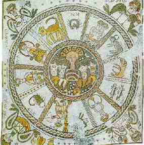 Zvrokruh mozaiky ze synogogy v Bet Alfa (13 kB)
