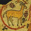 Antilopa na mozaice v kltee Martyrius (5 kB)
